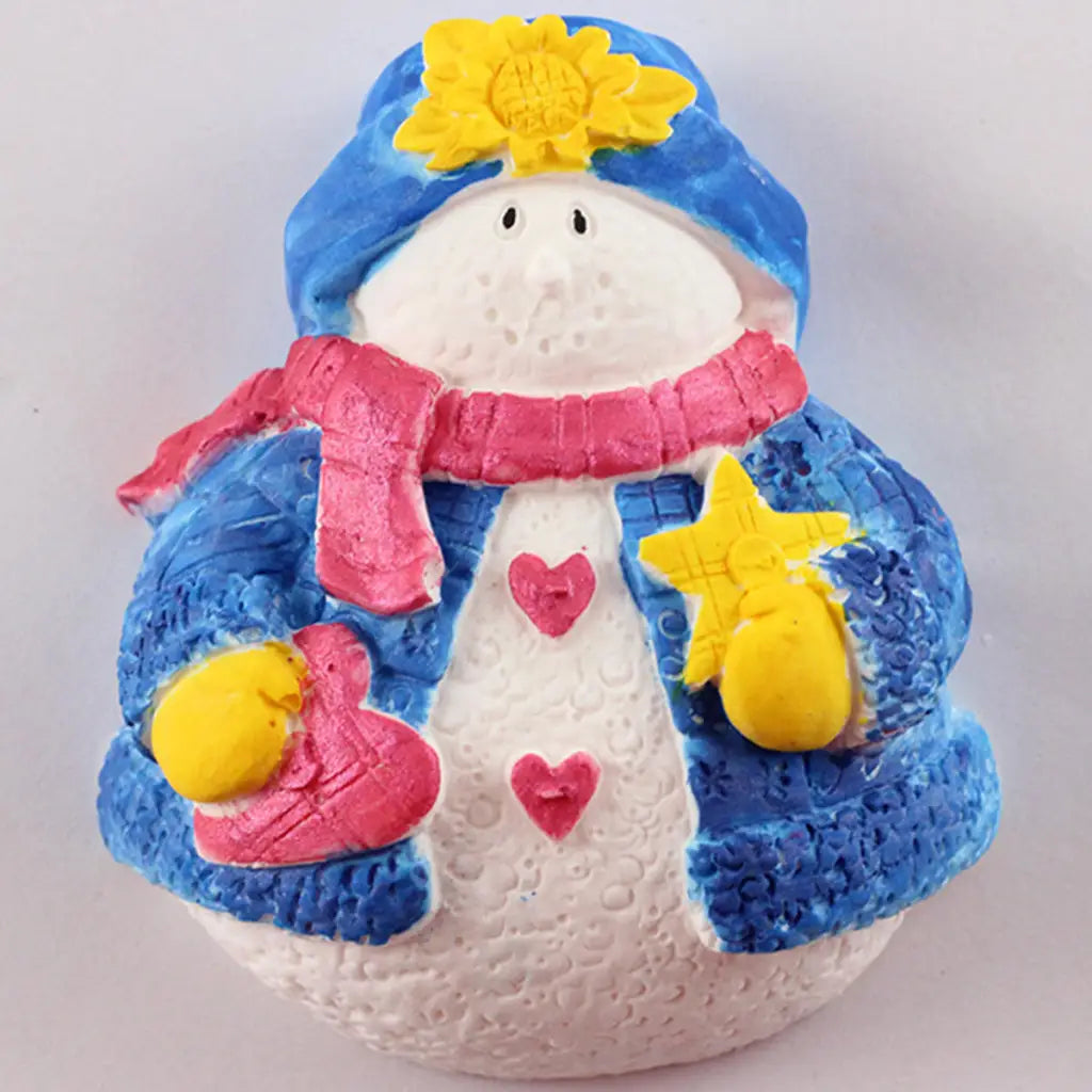 Snowman Silicone Cake Mold - Handmade Baking Tools