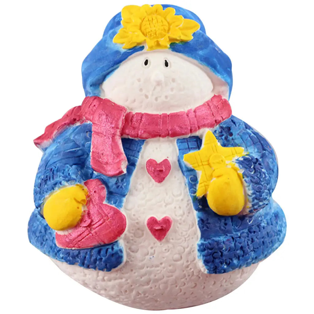 Snowman Silicone Cake Mold - Handmade Baking Tools