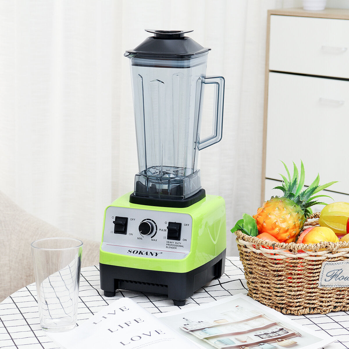Sokany Sk-444 Multifunctional Juicer Adjustable Blender 2l