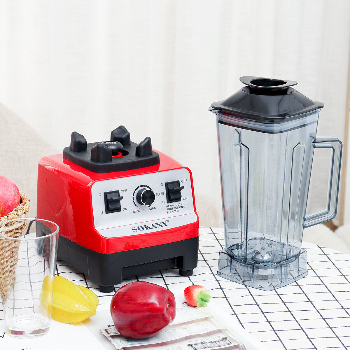 Sokany Sk-444 Multifunctional Juicer Adjustable Blender 2l