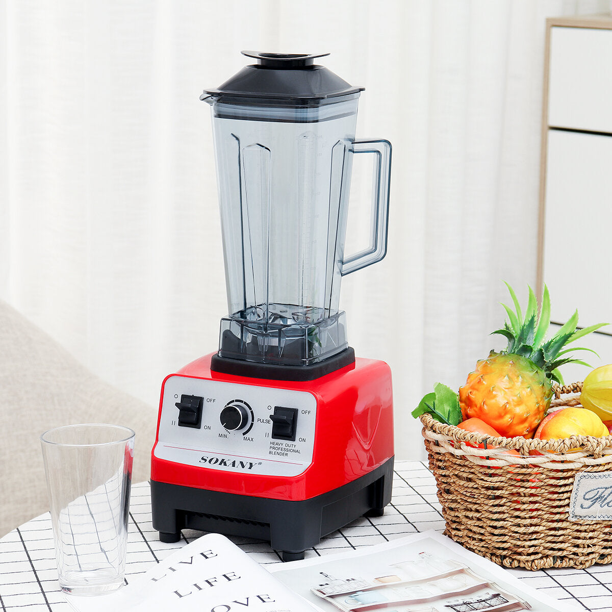 Sokany Sk-444 Multifunctional Juicer Adjustable Blender 2l