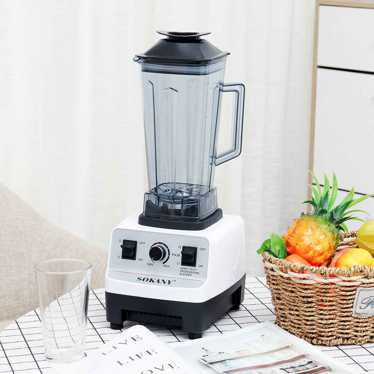 Sokany Sk-444 Multifunctional Juicer Adjustable Blender 2l