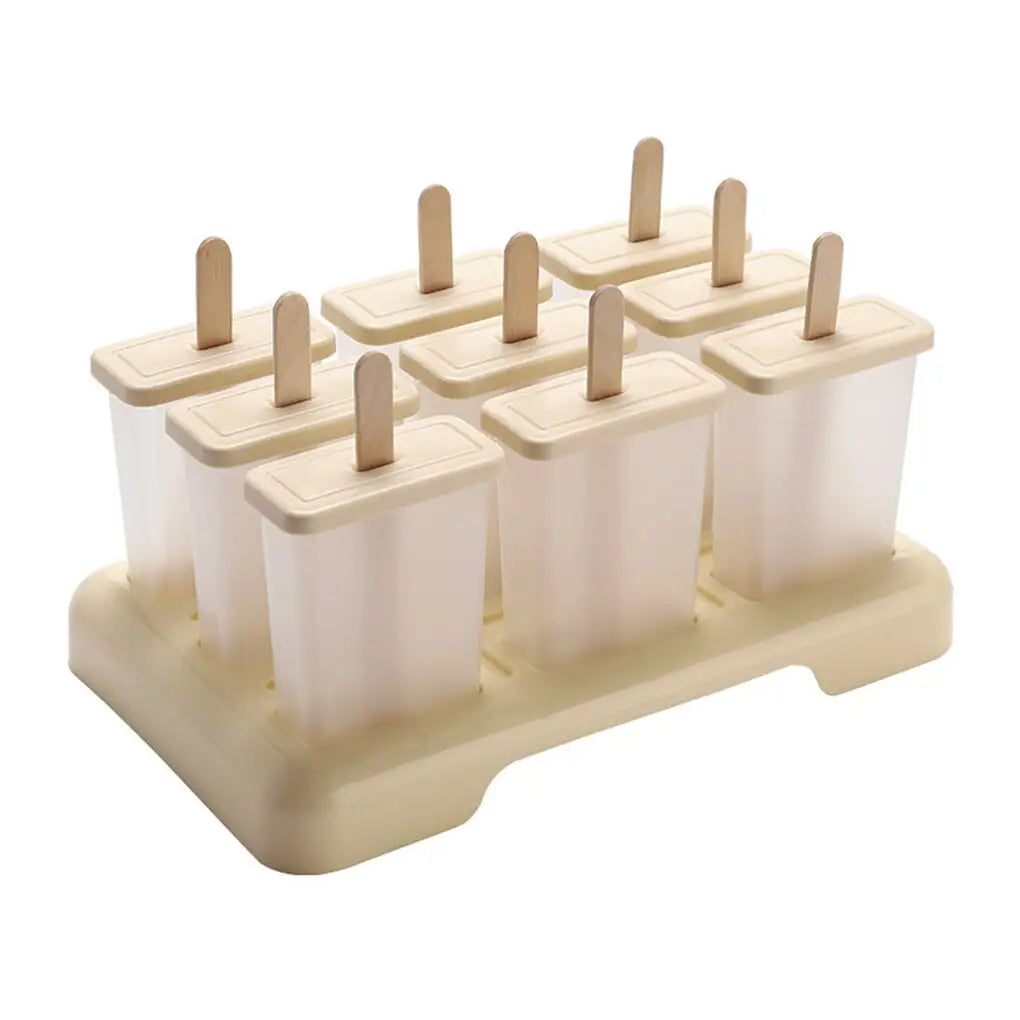Square Ice Cream Mold - Diy Dessert Maker With Tray