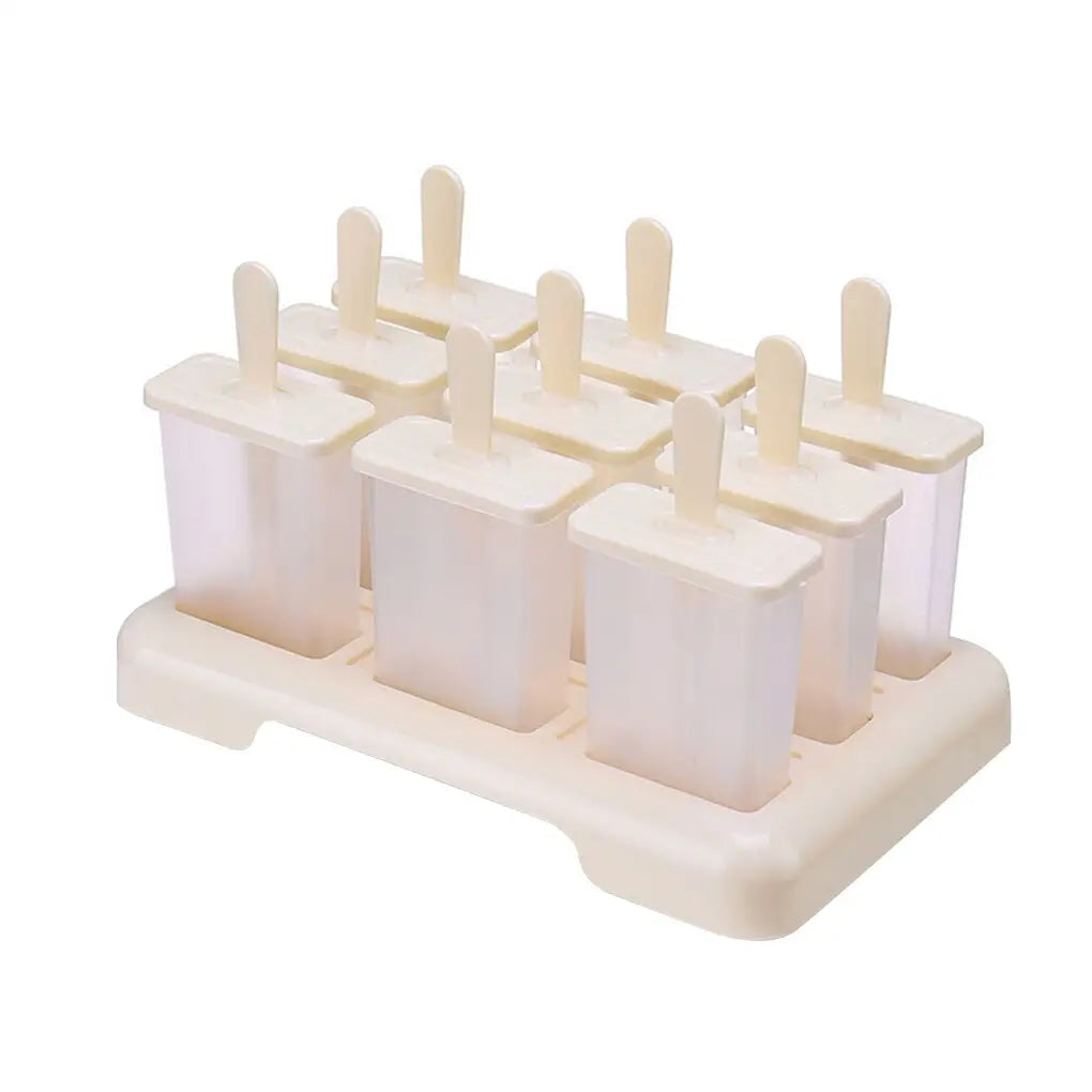 Square Ice Cream Mold - Diy Dessert Maker With Tray