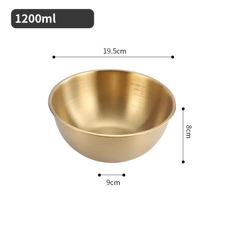 Stainless Steel Fruit Salad Bowls