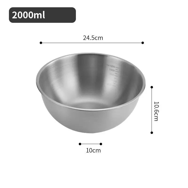 Stainless Steel Fruit Salad Bowls