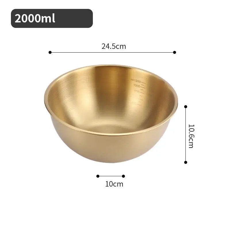 Stainless Steel Fruit Salad Bowls