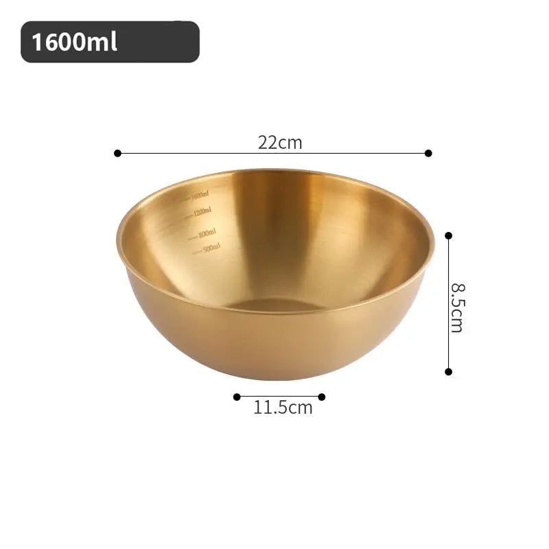 Stainless Steel Fruit Salad Bowls