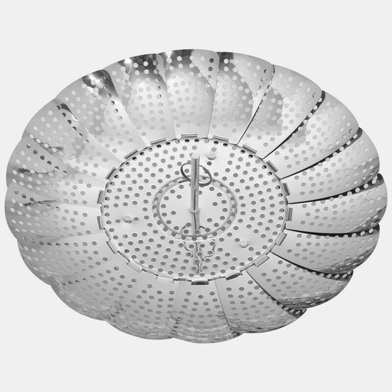 Stainless Steel Household Steamed Bun Steamer Folding Fruit