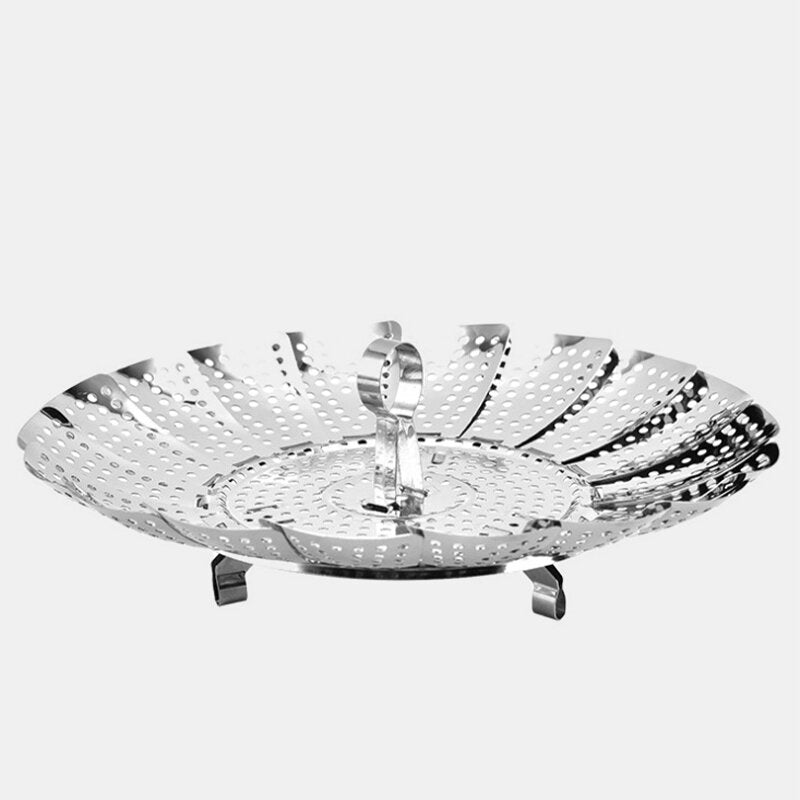Stainless Steel Household Steamed Bun Steamer Folding Fruit