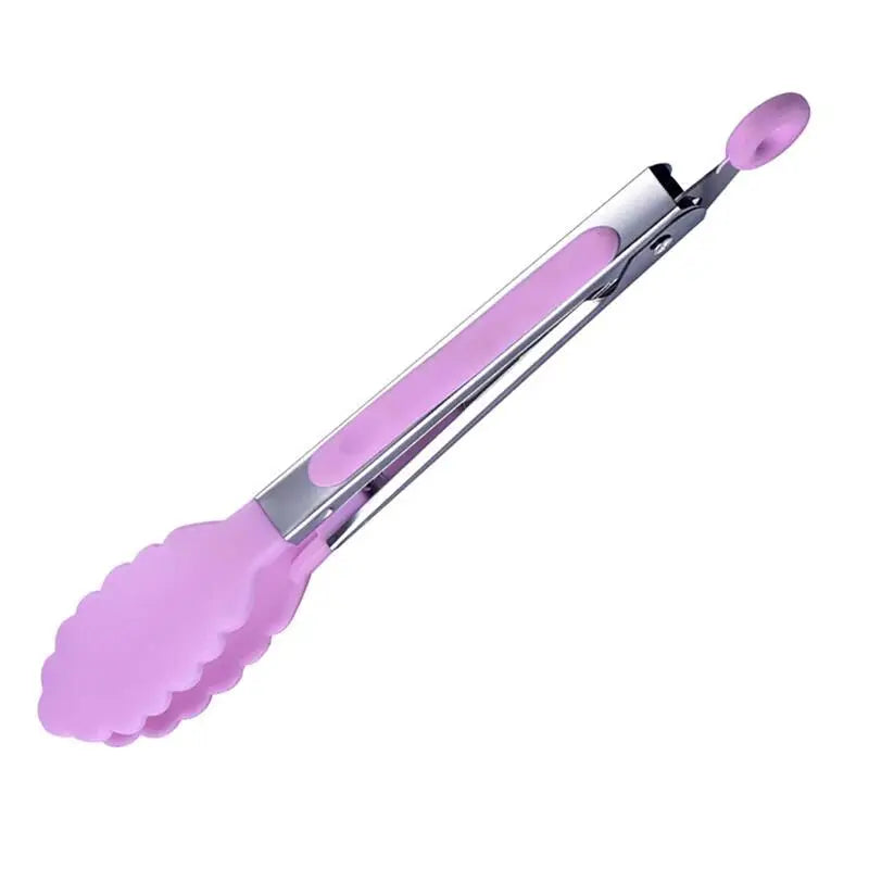 Stainless Steel Kitchen Tongs Non-slip Clip