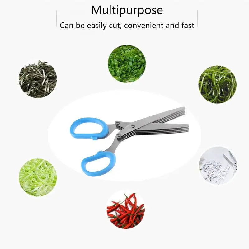 Stainless Steel Knives Kitchen Scissors Cutter