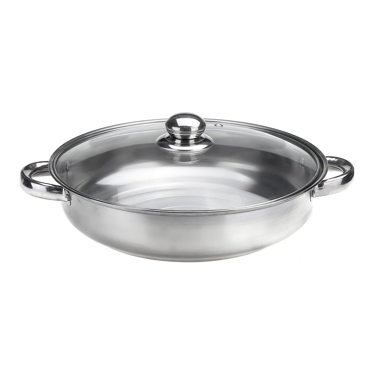 Steamer Cooker Pot Set Pan Cook Food Glass Lids Stainless