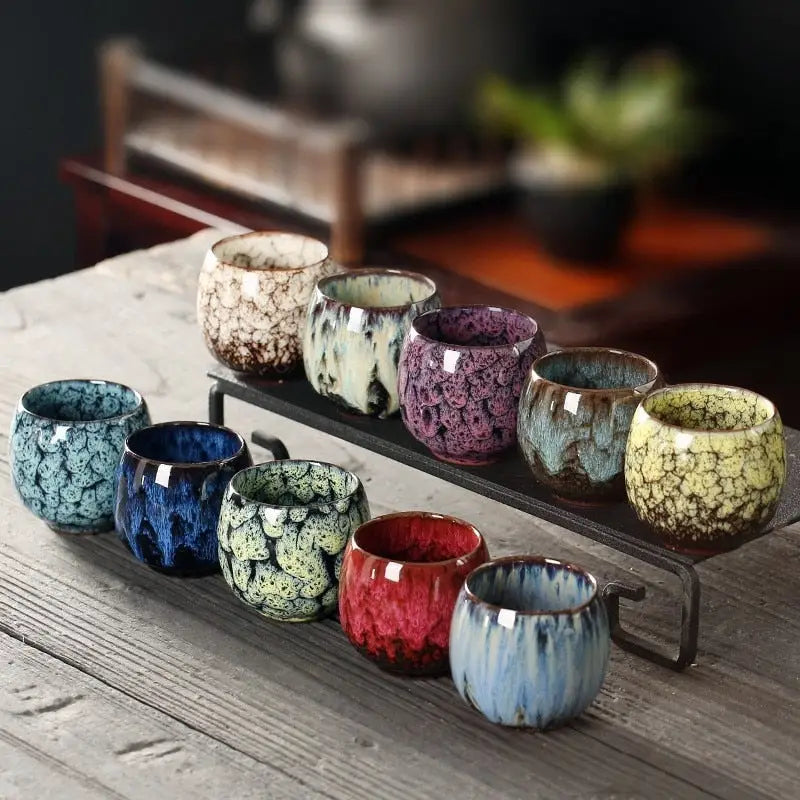 Tea Cup - Porcelain Drinkware Set Pottery