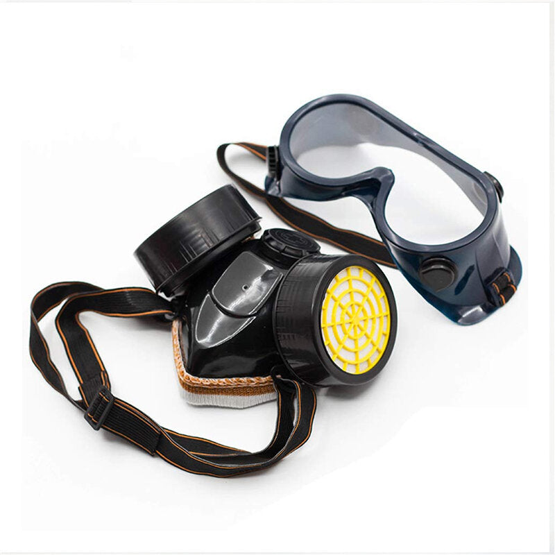 Tpr Double Gas Valvee Tank Mask Chemical Spray Paint