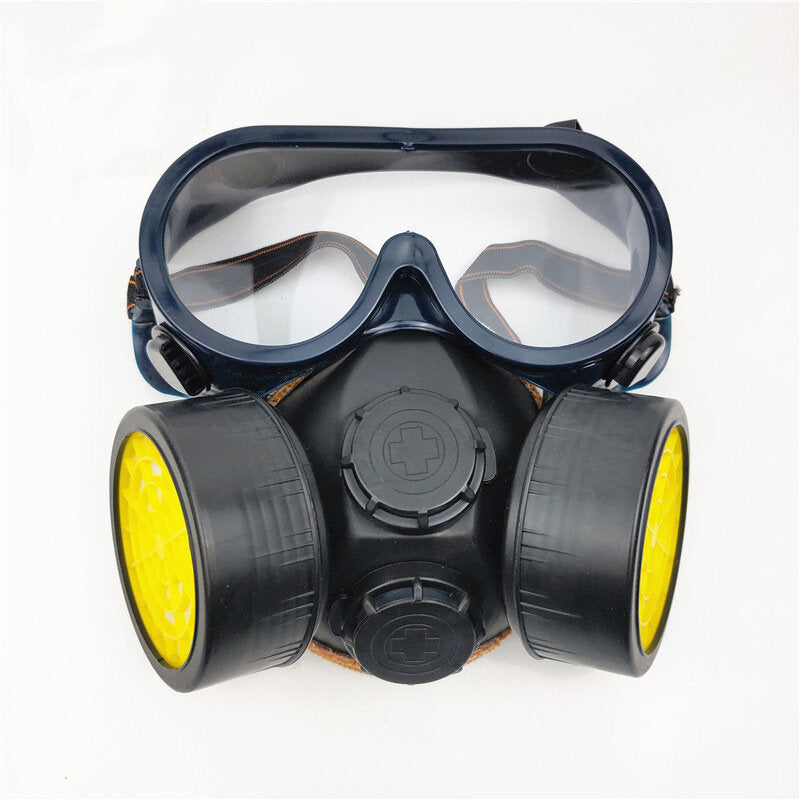 Tpr Double Gas Valvee Tank Mask Chemical Spray Paint