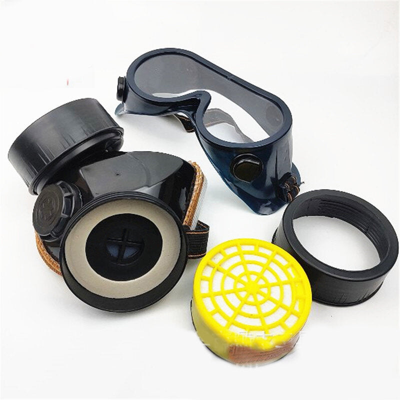 Tpr Double Gas Valvee Tank Mask Chemical Spray Paint
