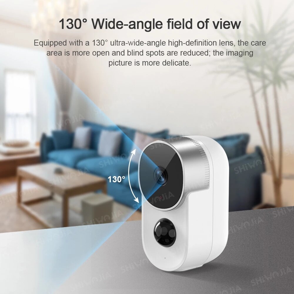 Tuya 1080p 2mp Wifi Ip Camera Ai Pir Motion Sensor Derection