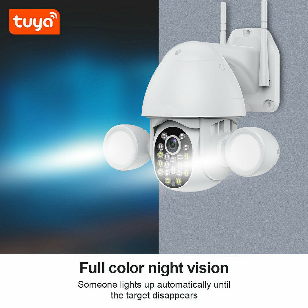 Tuya S2-q08 Hd 1080p Wifi Ip Camera 3mp 2.4g Ip66 Waterproof