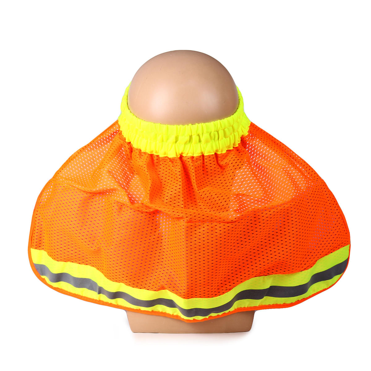 Universal Size Pva Work Hat Neck Shield Sun Shade Stripe