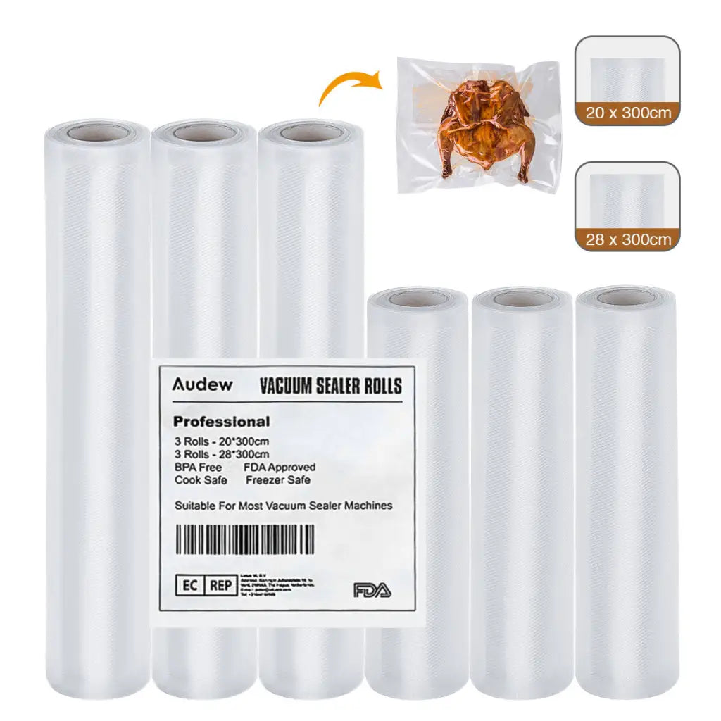 Vacuum Sealing Film - 6 Rolls Bpa-free Bags