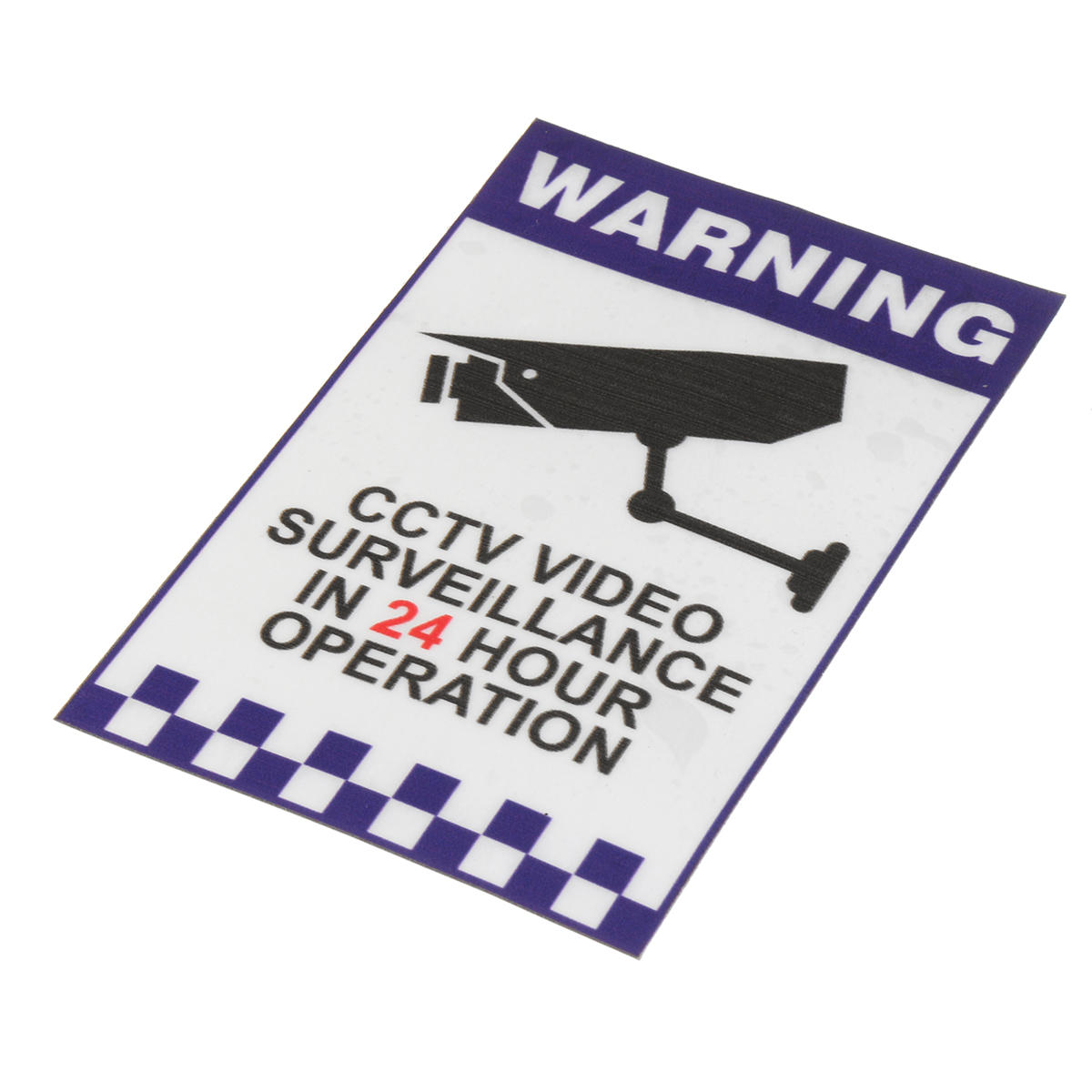 Warning Cctv Security Surveillance Camera Decal Sticker Sign