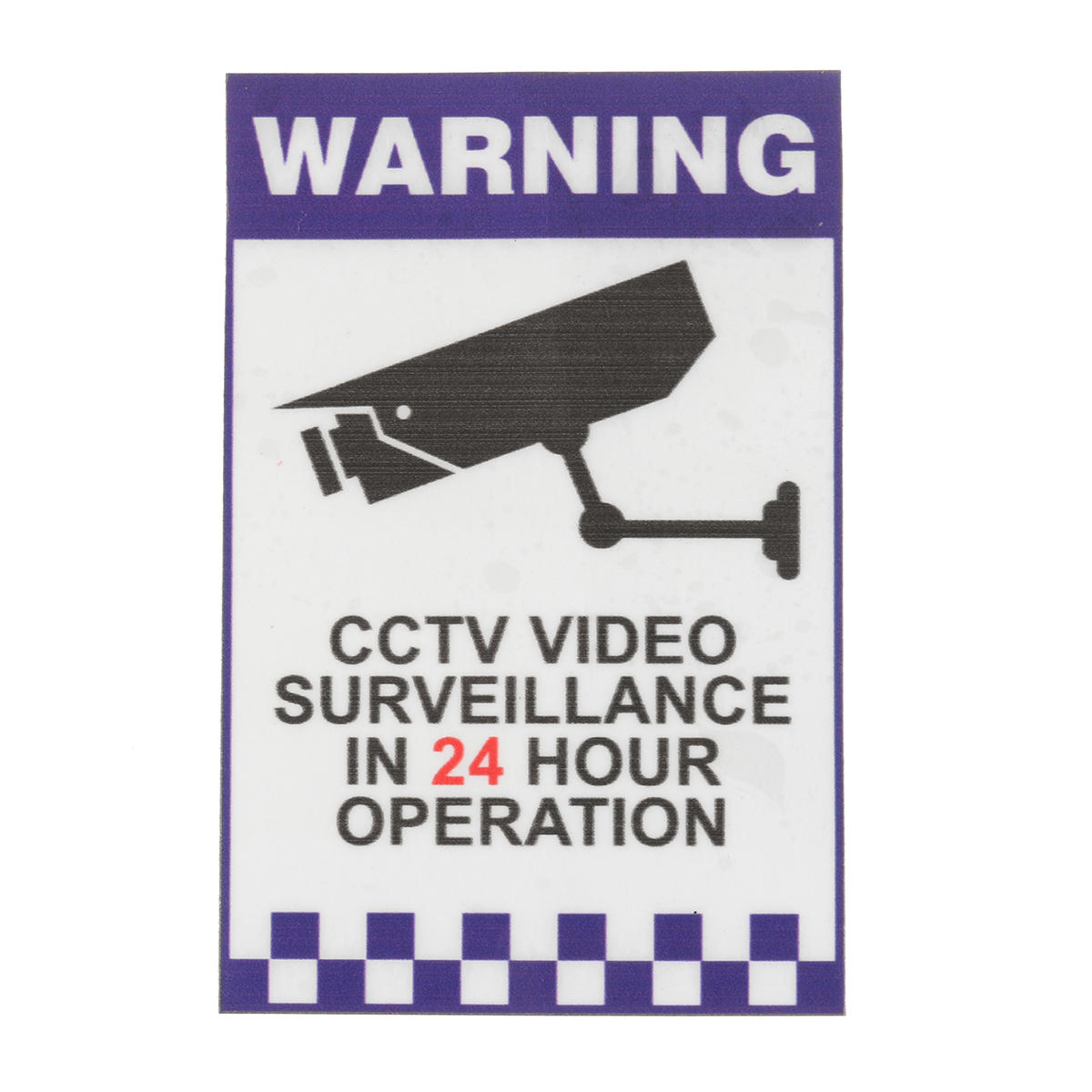 Warning Cctv Security Surveillance Camera Decal Sticker Sign