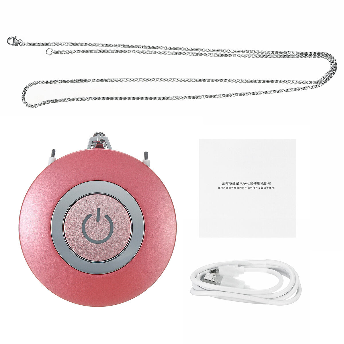 Wearable Air Purifier Necklace Mini Portable Usb Negative