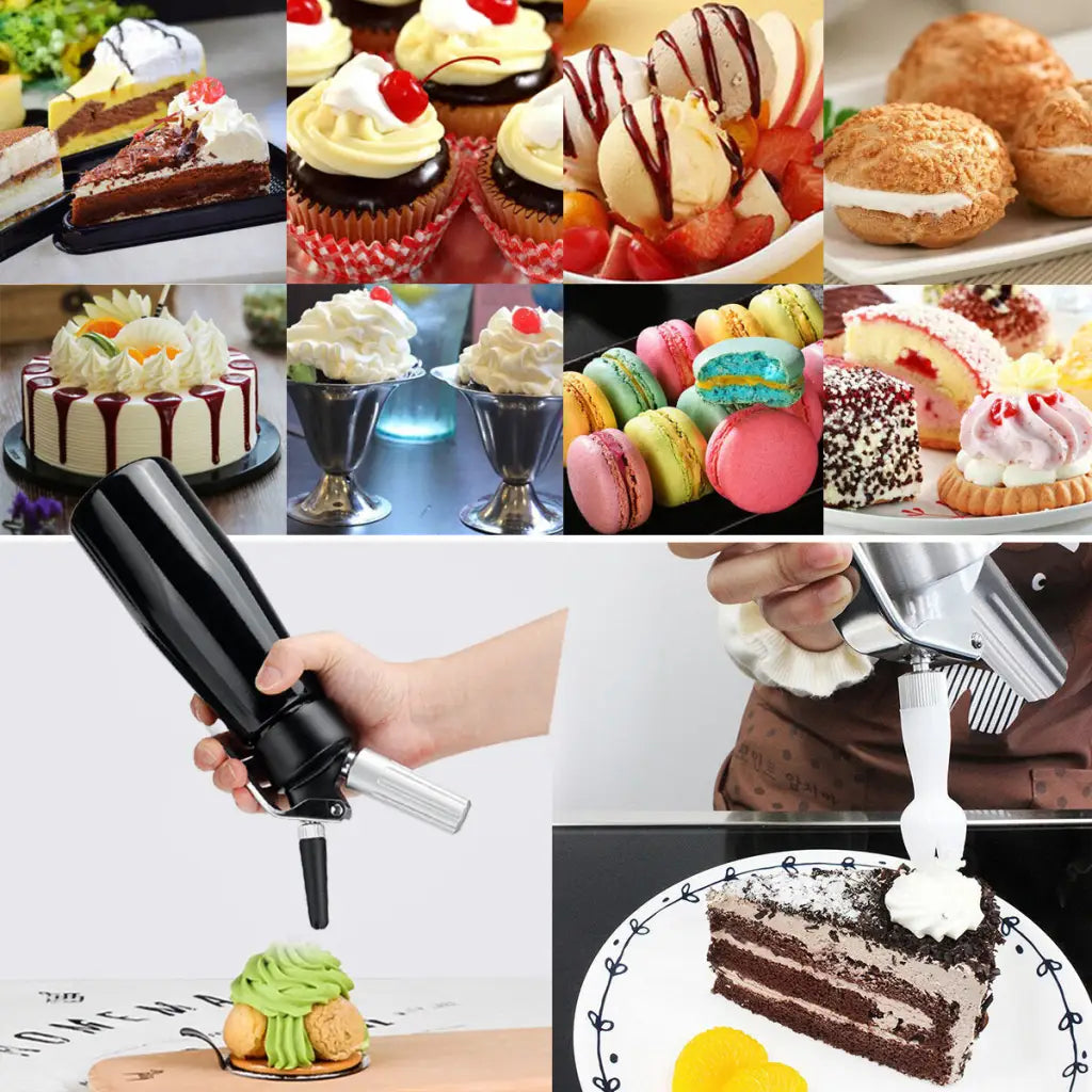 Whipped Cream Dispenser - 500ml Kitchen Bakeware