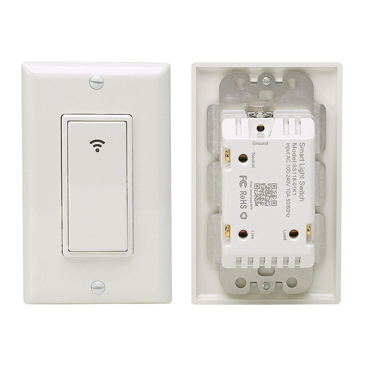 Wifi Smart Wall Light Wireless Touch Panel Switch App Timing