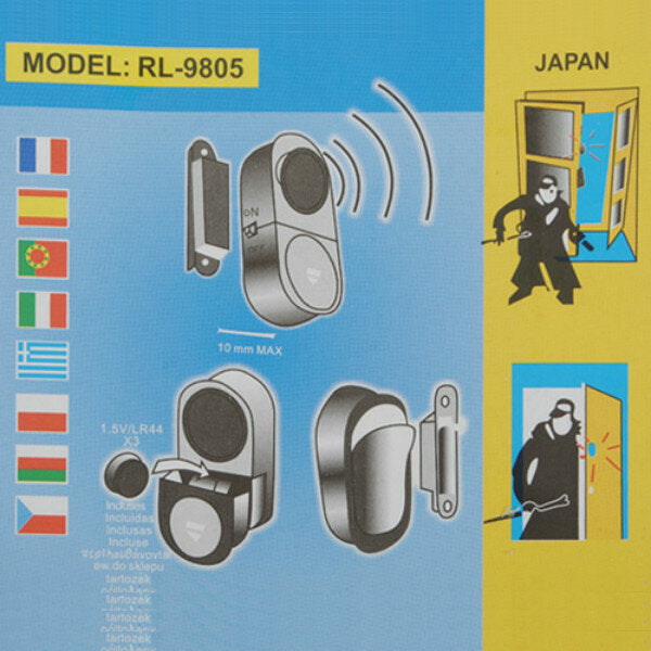 Wireless Home Window Door Entry Burglar Security Alarm