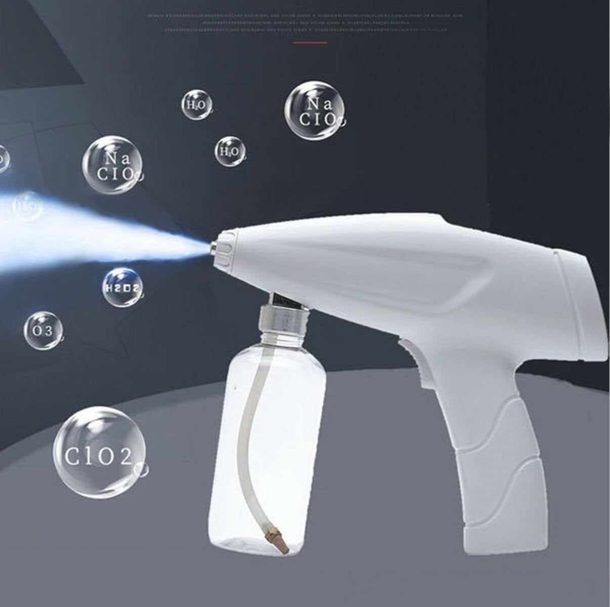 Wireless Nano Steam Spray 200ml Water Atomizer Hair Care
