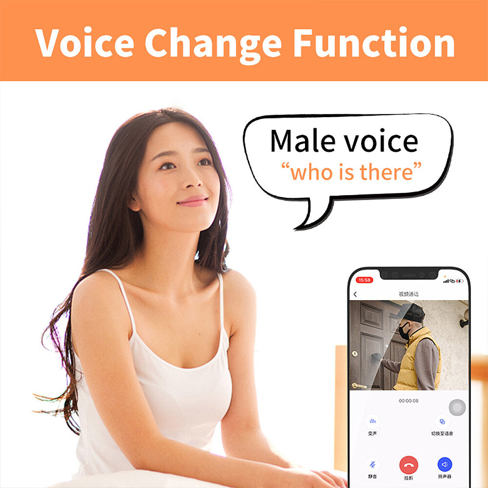 Wireless Video Doorbell Smart Camera 2.4g Wifi Hd Call