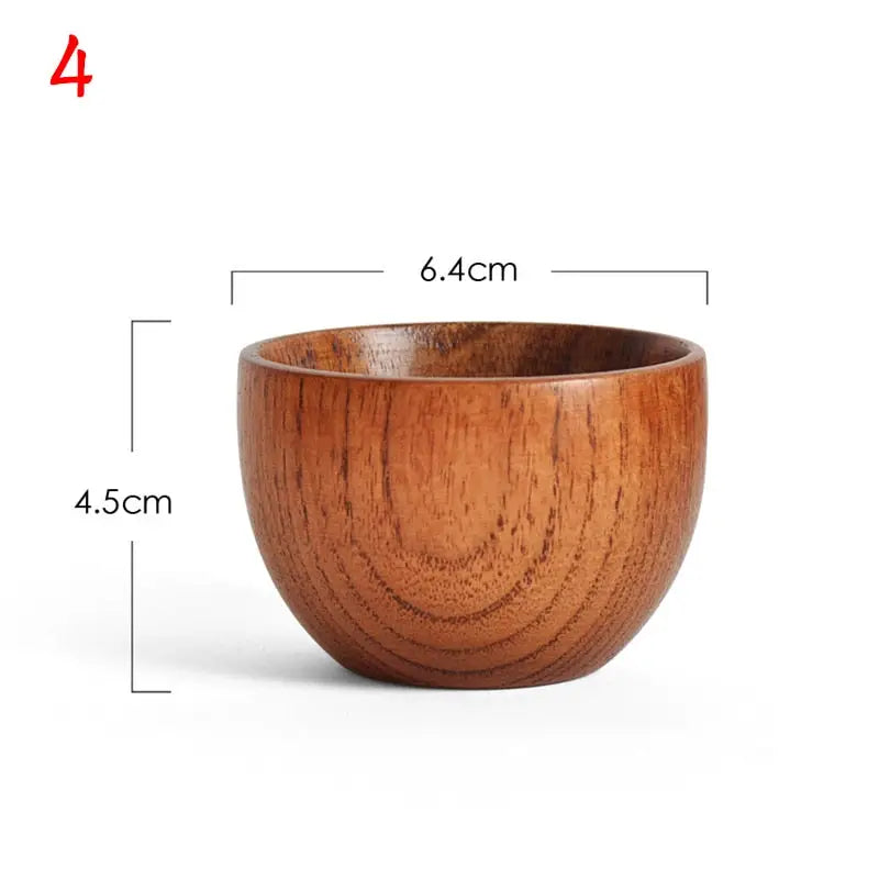 Wooden Big Belly Cup - Natural Handmade Drinkware