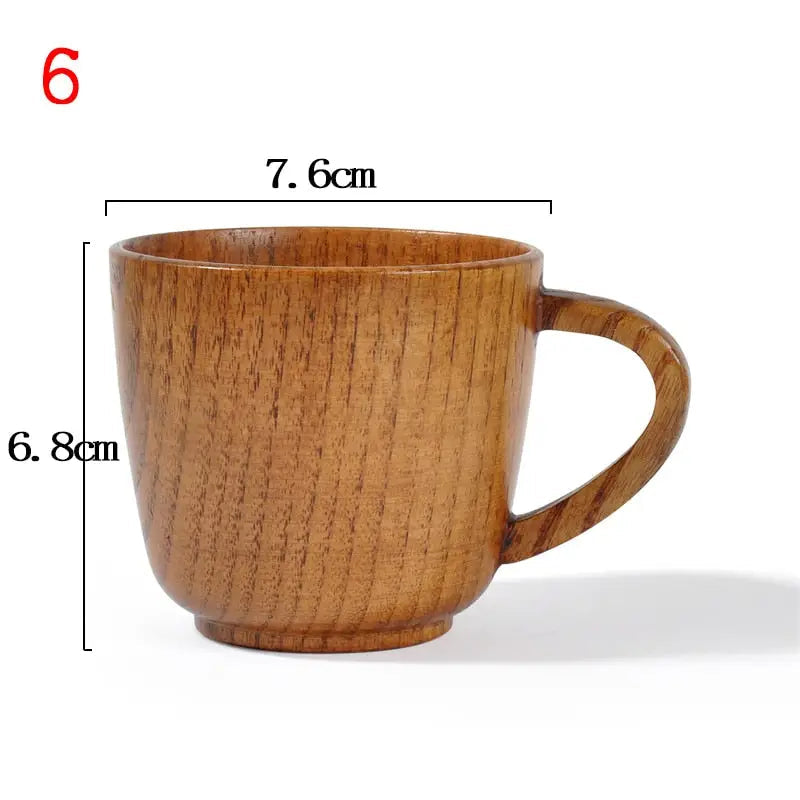 Wooden Big Belly Cup - Natural Handmade Drinkware