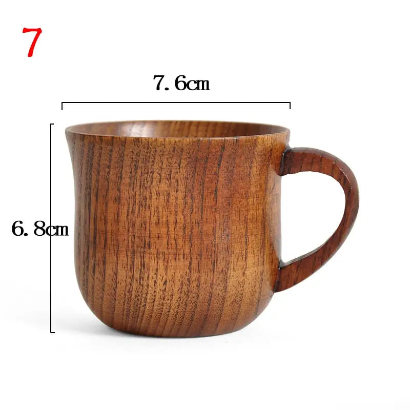 Wooden Big Belly Cup - Natural Handmade Drinkware