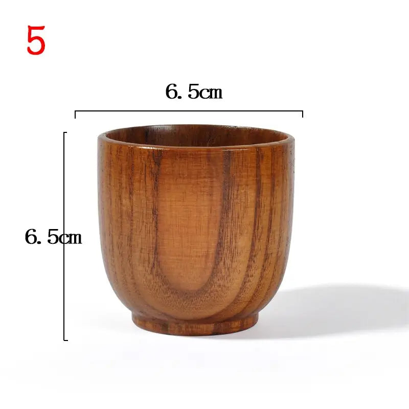 Wooden Big Belly Cup - Natural Handmade Drinkware