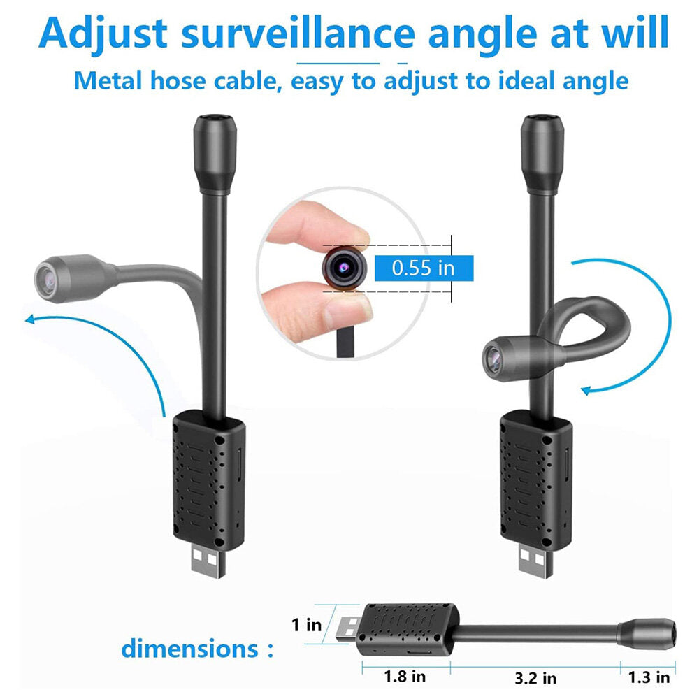 Xiaovv 1080p Wifi Ap Usb Mini Ip Camera 140 Wide Range Ai