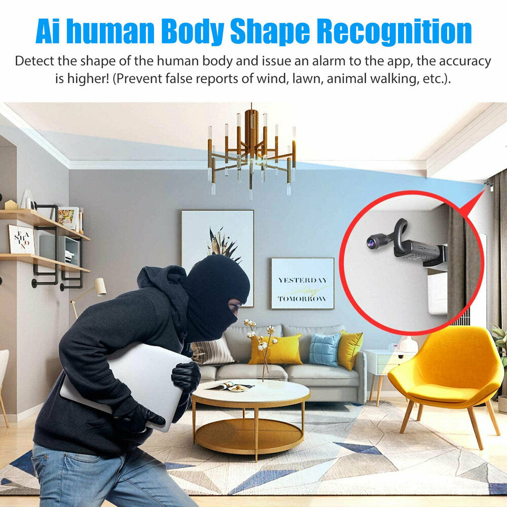 Xiaovv 1080p Wifi Ap Usb Mini Ip Camera 140 Wide Range Ai
