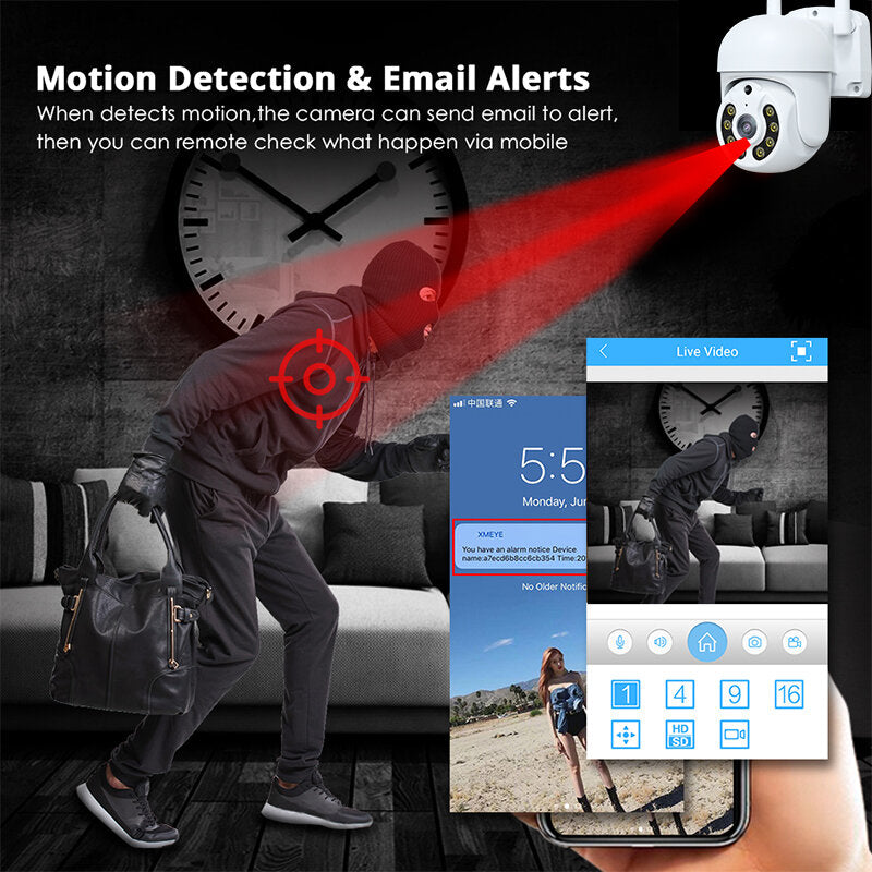 Xiaovv 4ch 3mp Security Camera System Surveillance H.265+