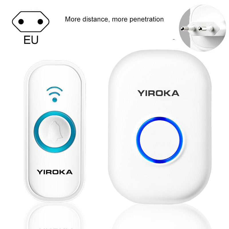 Yiroka W101 433mhz Wireless Doorbell 150m Long Distance Home