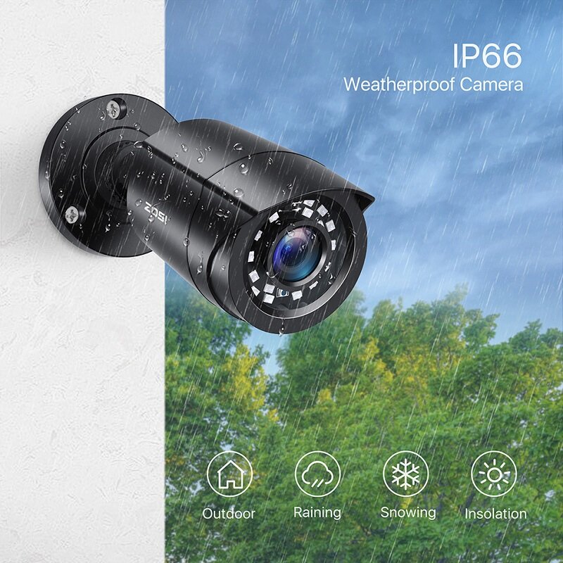 Zosi Zg1062c 2mp 1080p Hd 4-in-1 Cctv Security Camera 24 Ir