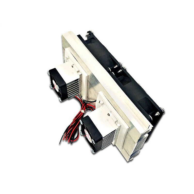 Semiconductor Refrigeration System Kit DIY Small Refrigerator Kit Cooling Equipment Heat Exchanger