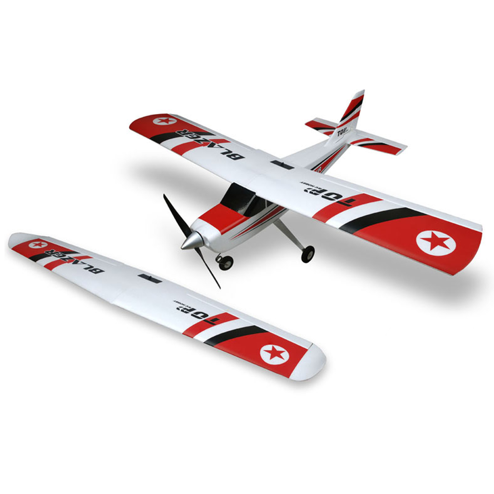TOPRC HOBBY Blazer With Two Main Wing 1200mm/1280mm Wingspan EPO RC Airplane Trainer PNP/RTF