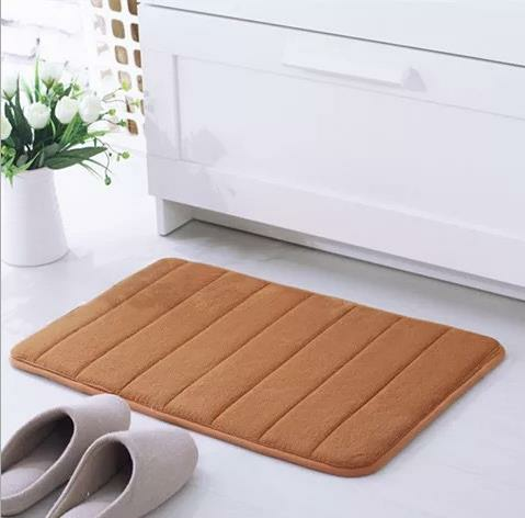 Microfibre Memory Foam Bathroom Shower Bath Mat Non Slip Absorbent Rug Carpet Floor Mat