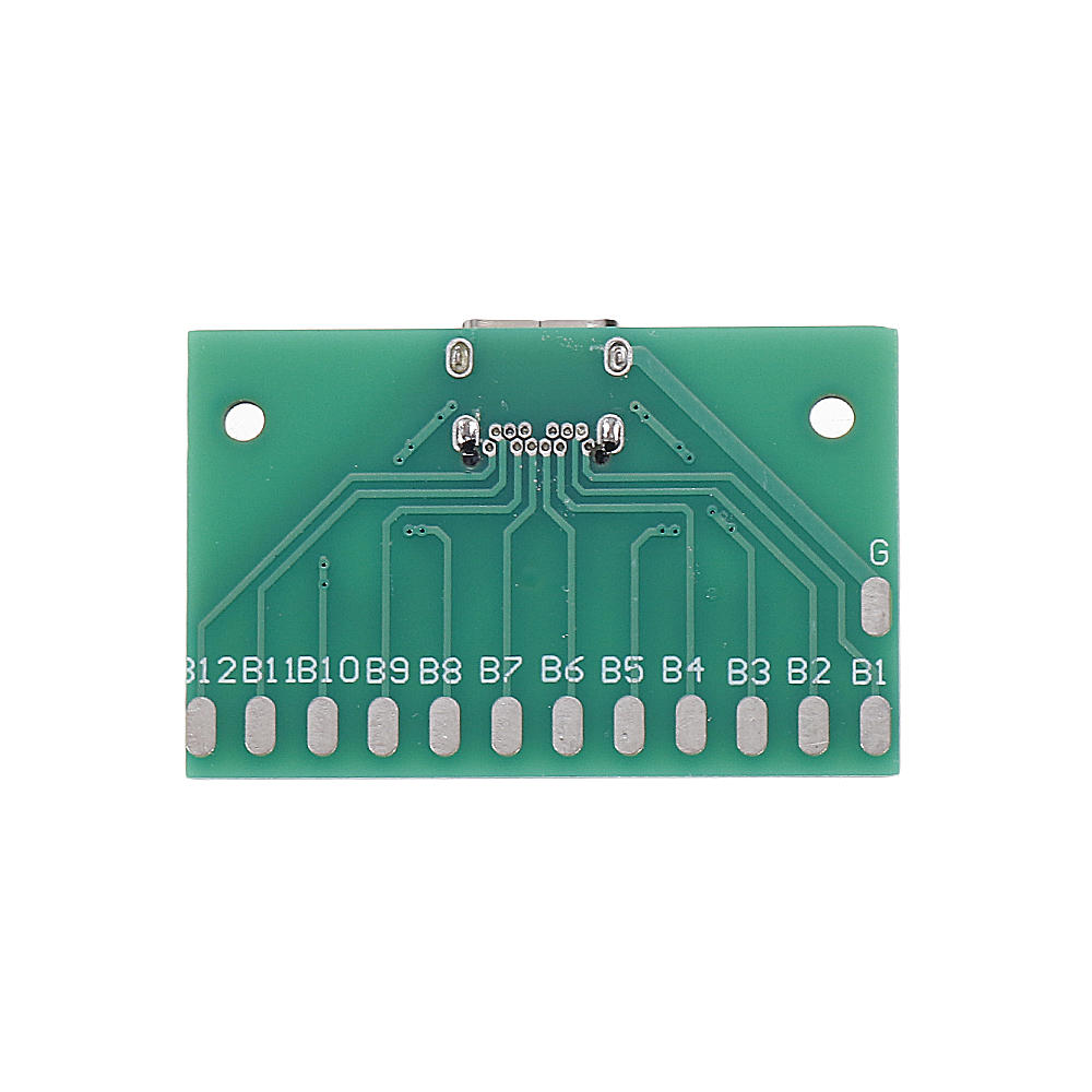 5pcs TYPE-C Female Test Board USB 3.1 with PCB 24P Female Connector Adapter For Measuring Current Conduction
