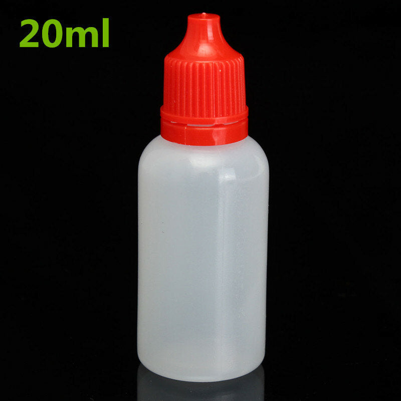 5-100ml Empty Plastic Dropper Bottles