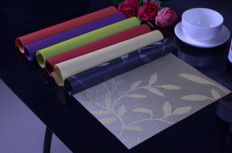 Washable Placemat for Dining Table Creative Heat Insulation Stain Resistant Anti-skid Eat Mats