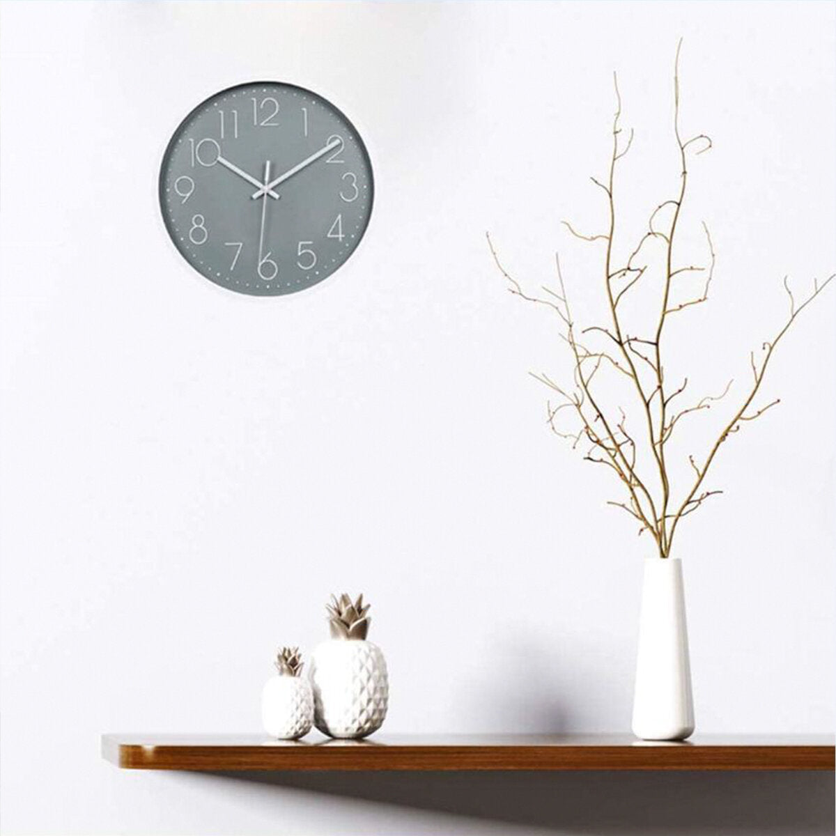12inch DIY Wall Clock Silent Quartz Wall Night Clocks Multicolor Optional