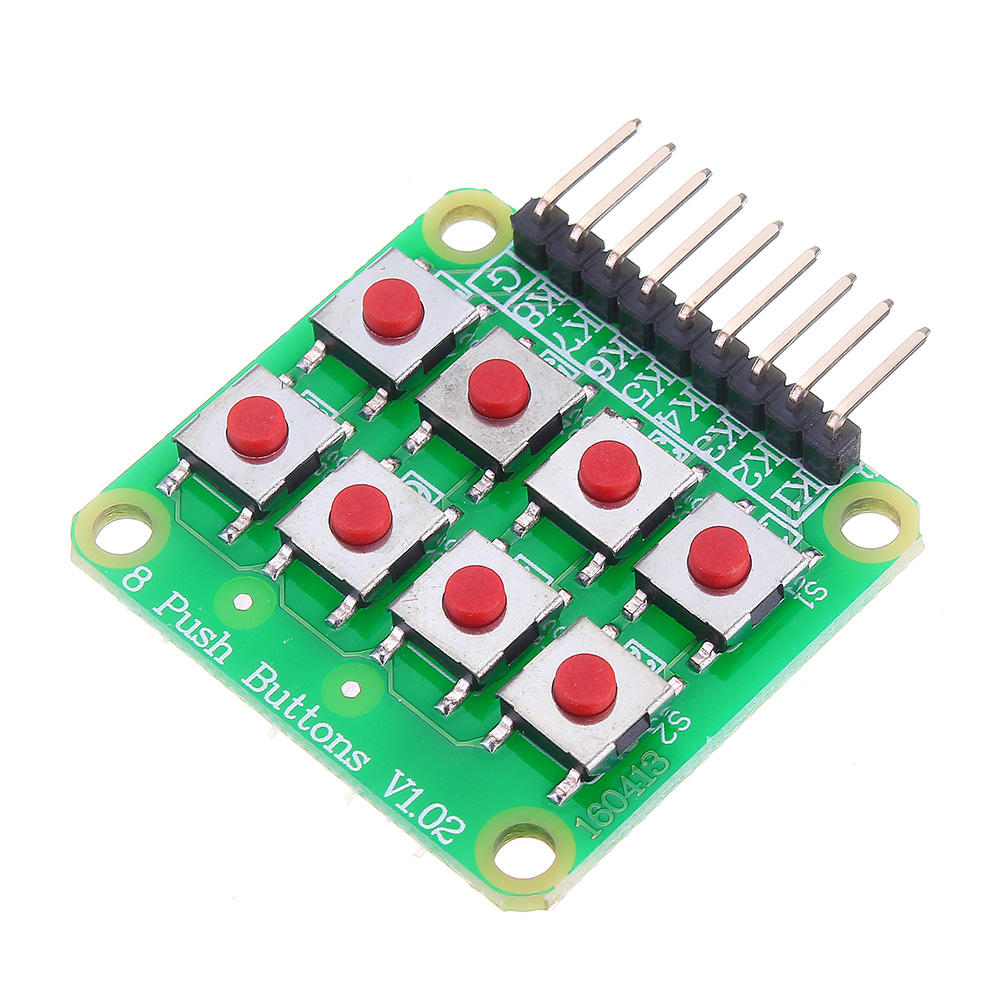 3pcs Micro Switch 2x4 Matrix Keyboard 8 Bit Keyboard External Keyboard Expansion Board Module
